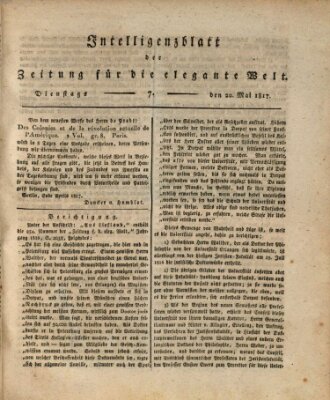 Zeitung für die elegante Welt Dienstag 20. Mai 1817