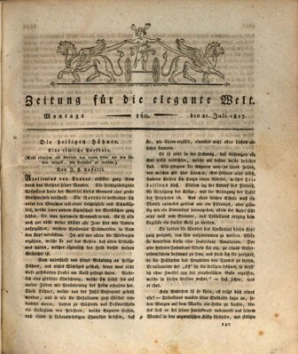 Zeitung für die elegante Welt Montag 21. Juli 1817