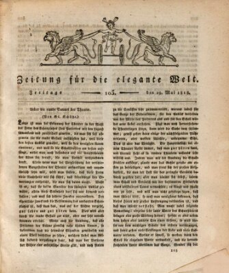 Zeitung für die elegante Welt Freitag 29. Mai 1818
