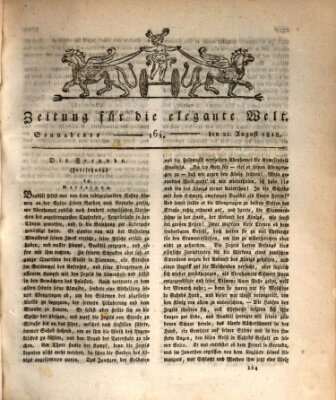 Zeitung für die elegante Welt Samstag 22. August 1818