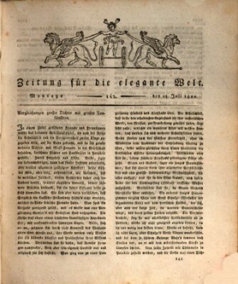 Zeitung für die elegante Welt Montag 24. Juli 1820