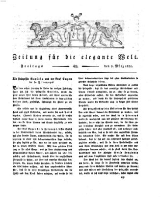 Zeitung für die elegante Welt Freitag 9. März 1821