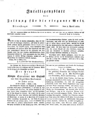 Zeitung für die elegante Welt Dienstag 3. April 1821