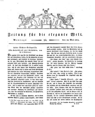 Zeitung für die elegante Welt Montag 14. Mai 1821
