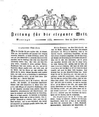 Zeitung für die elegante Welt Montag 25. Juni 1821