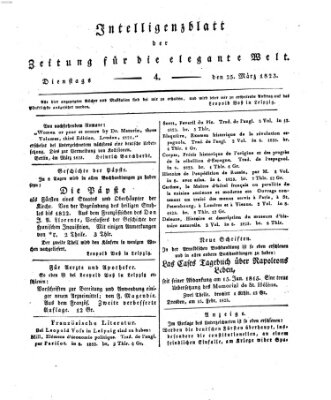 Zeitung für die elegante Welt Dienstag 25. März 1823