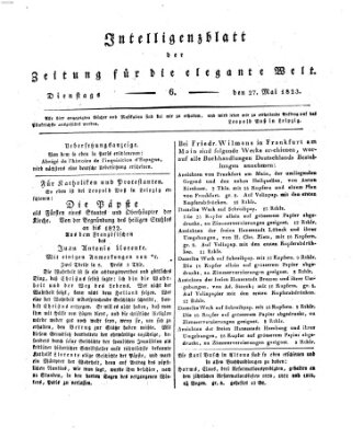 Zeitung für die elegante Welt Dienstag 27. Mai 1823