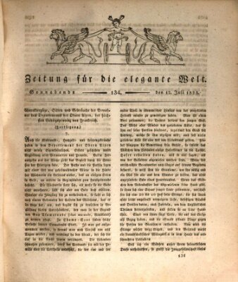 Zeitung für die elegante Welt Samstag 12. Juli 1823