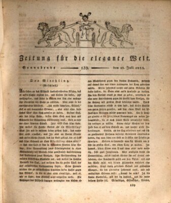 Zeitung für die elegante Welt Samstag 19. Juli 1823