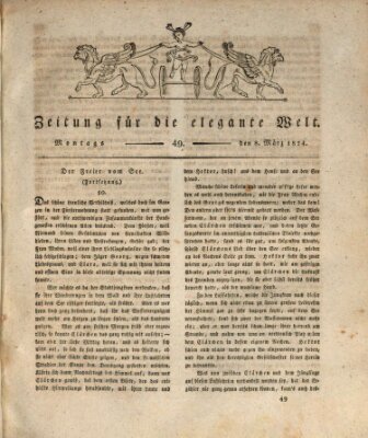 Zeitung für die elegante Welt Montag 8. März 1824
