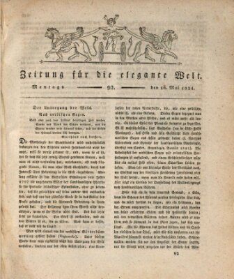 Zeitung für die elegante Welt Montag 10. Mai 1824