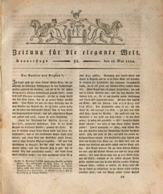 Zeitung für die elegante Welt Donnerstag 13. Mai 1824