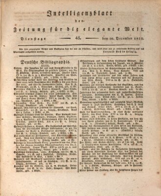 Zeitung für die elegante Welt Dienstag 20. Dezember 1825