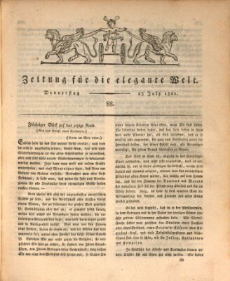 Zeitung für die elegante Welt Donnerstag 23. Juli 1801