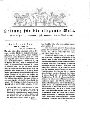 Zeitung für die elegante Welt Montag 10. Oktober 1808