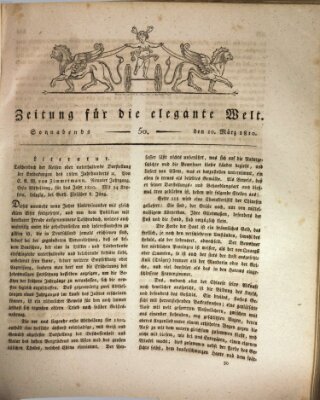 Zeitung für die elegante Welt Samstag 10. März 1810