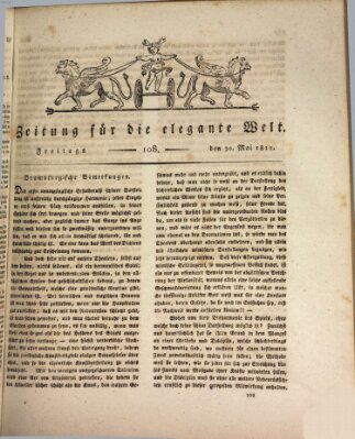 Zeitung für die elegante Welt Freitag 31. Mai 1811