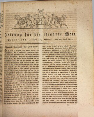 Zeitung für die elegante Welt Samstag 22. Juni 1811