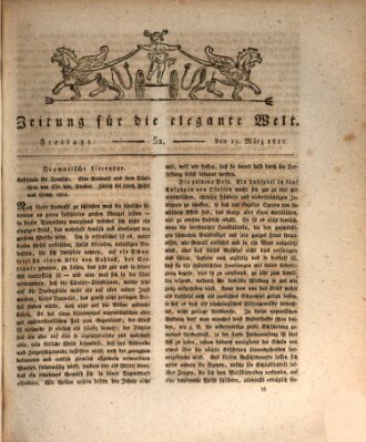 Zeitung für die elegante Welt Freitag 13. März 1812