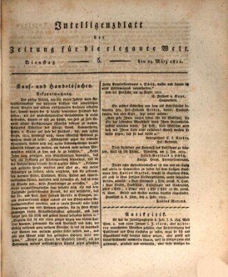 Zeitung für die elegante Welt Dienstag 24. März 1812