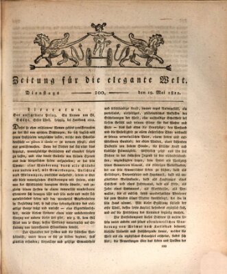 Zeitung für die elegante Welt Dienstag 19. Mai 1812