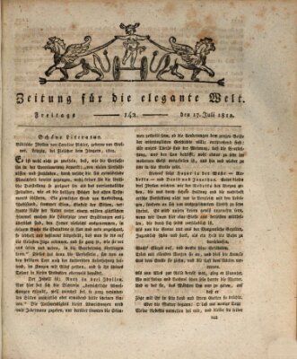 Zeitung für die elegante Welt Freitag 17. Juli 1812