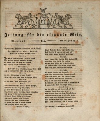 Zeitung für die elegante Welt Montag 20. Juli 1812