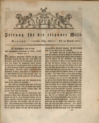 Zeitung für die elegante Welt Montag 24. August 1812