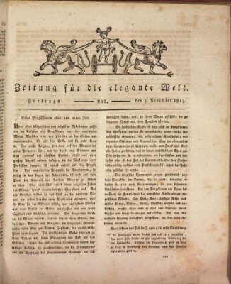 Zeitung für die elegante Welt Freitag 5. November 1813