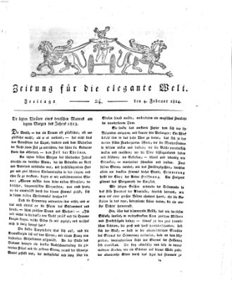 Zeitung für die elegante Welt Freitag 4. Februar 1814
