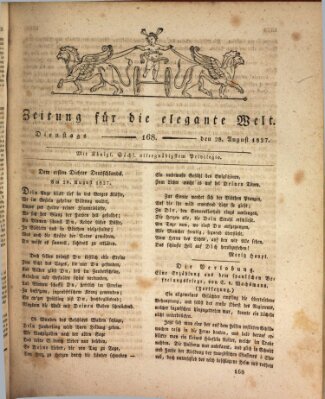 Zeitung für die elegante Welt Dienstag 28. August 1827