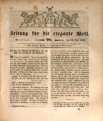 Zeitung für die elegante Welt Montag 19. Mai 1828