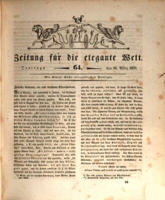 Zeitung für die elegante Welt Freitag 30. März 1832