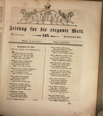 Zeitung für die elegante Welt Montag 29. Juni 1835
