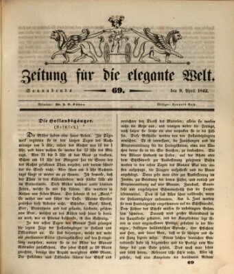 Zeitung für die elegante Welt Samstag 9. April 1842