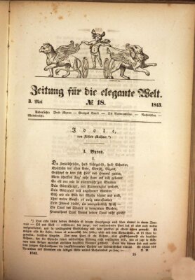 Zeitung für die elegante Welt Mittwoch 3. Mai 1843