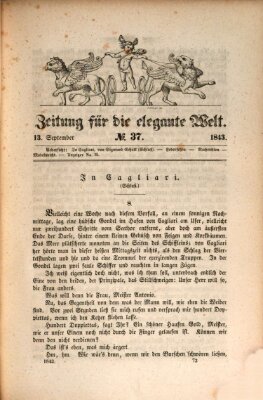 Zeitung für die elegante Welt Mittwoch 13. September 1843
