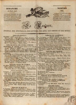 Le pandore Sonntag 18. Mai 1828