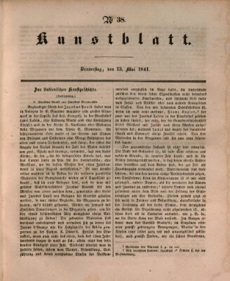 Morgenblatt für gebildete Leser (Morgenblatt für gebildete Stände) Donnerstag 13. Mai 1841