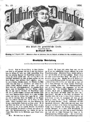 Illustrirter Dorfbarbier Sonntag 7. Dezember 1856