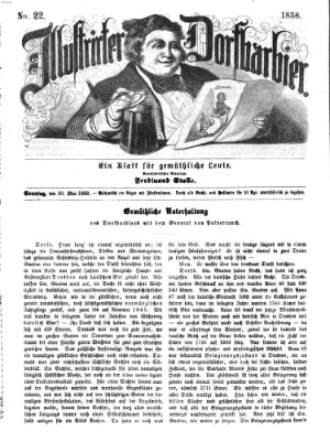 Illustrirter Dorfbarbier Sonntag 30. Mai 1858