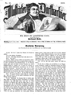 Illustrirter Dorfbarbier Sonntag 10. Oktober 1858