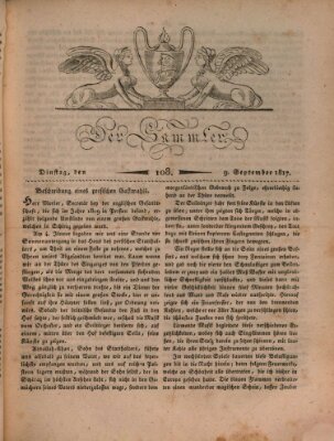 Der Sammler Dienstag 9. September 1817