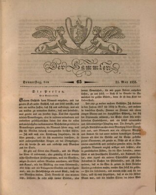 Der Sammler Donnerstag 30. Mai 1833