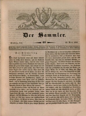 Der Sammler Dienstag 20. Mai 1834