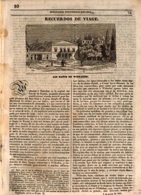 Semanario pintoresco español Sonntag 8. März 1840