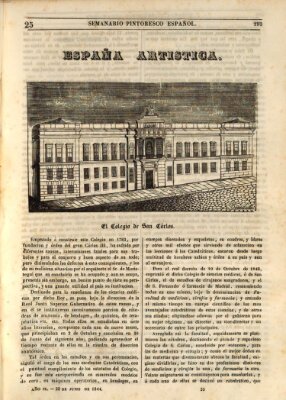 Semanario pintoresco español Sonntag 23. Juni 1844