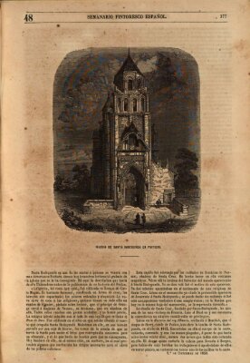 Semanario pintoresco español Sonntag 1. Dezember 1850