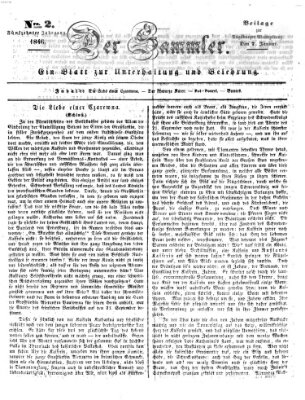 Der Sammler (Augsburger Abendzeitung) Mittwoch 7. Januar 1846