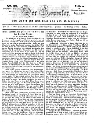 Der Sammler (Augsburger Abendzeitung) Sonntag 17. Mai 1846